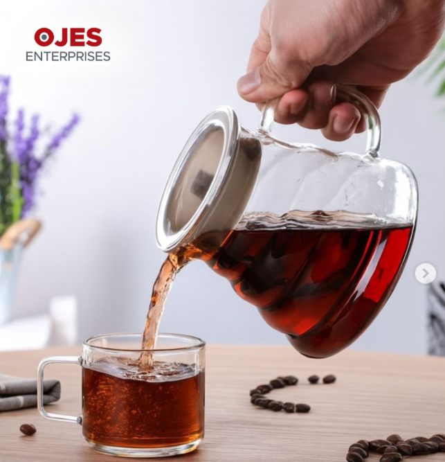 Glass Coffee Server with Lid