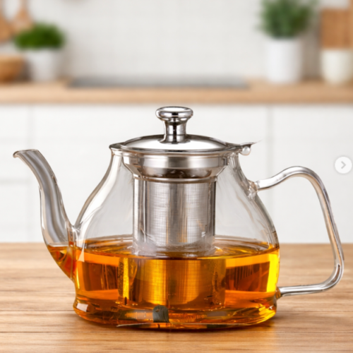Glass Tea Pot with Infuser & Lid