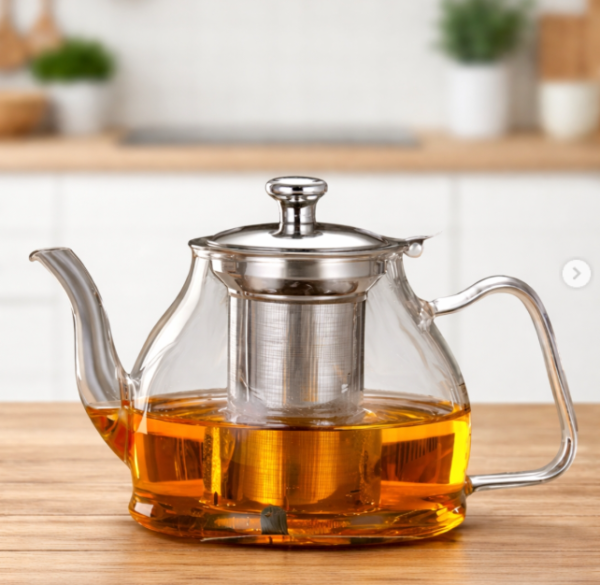 Glass Tea Pot with Infuser & Lid
