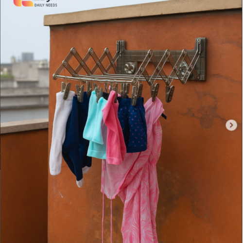 Wall-Mounted Clothes Drying Rack